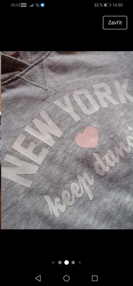Dětská mikina s nápisem, h&m, h&m,110
