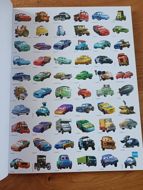 Velká cars kniha nálepky+omalovánky,