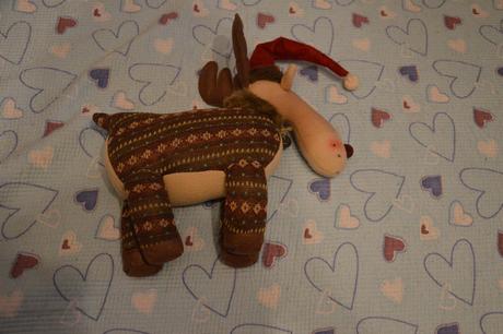 Vánoční dekorace sob,