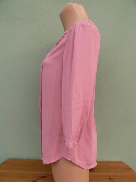Starorůžová halenka blůzka h&m - vel.36, h&m,36