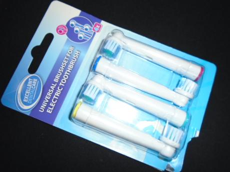 Zubní kartáček náhradní hlavice 4ks elektrický,