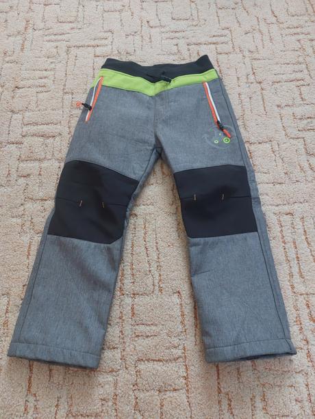 Krásné teplé kalhoty podšité fleesem, vel.116, kugo,116