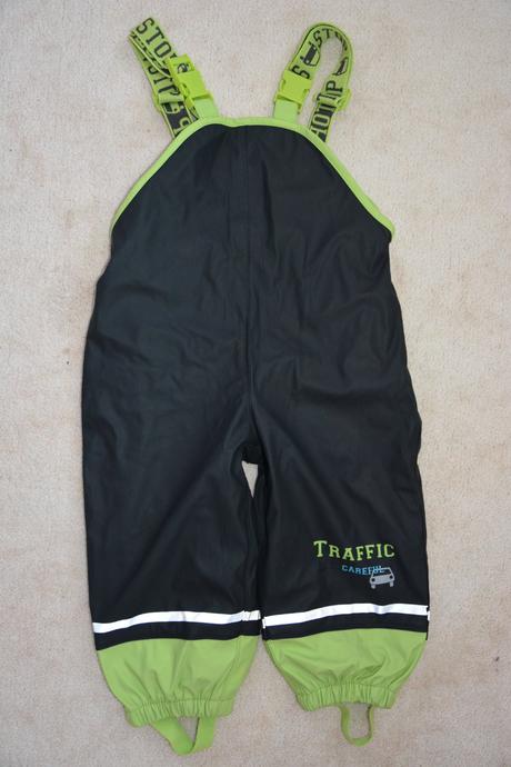 Pogumované kalhoty do deště s autem, lupilu,86