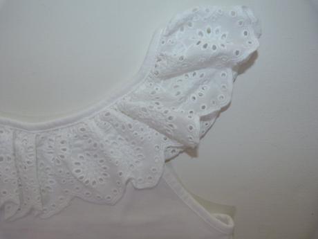 Bavlněné bílé tílko vel. 128, primark,128