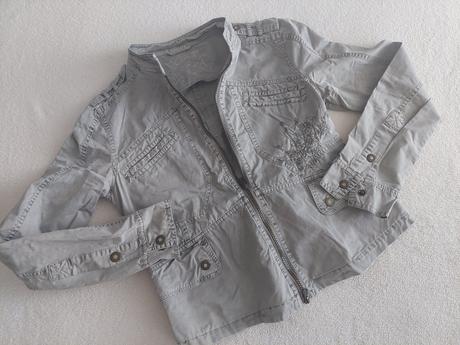 Plátěná bundička - sáčko, s