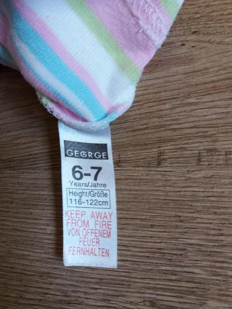Dívčí tričko zn. george vel. 116/122 na 6-7 let, george,116