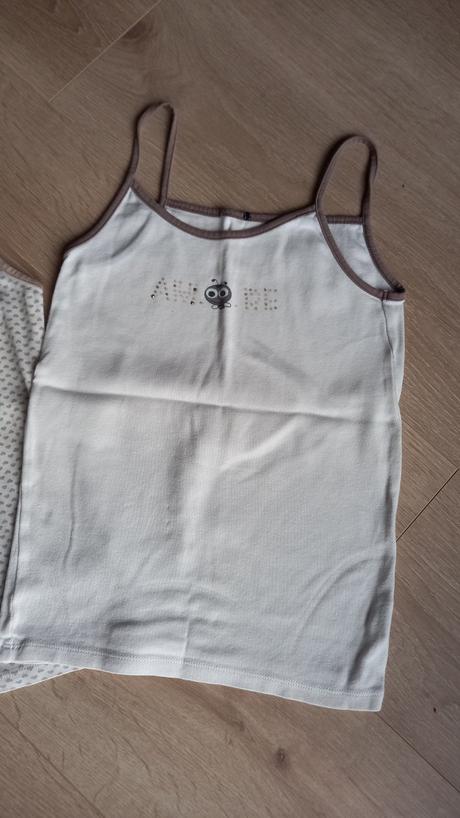 Tílka vel. 134 bílé s proužky zn. tezenis, tezenis,134