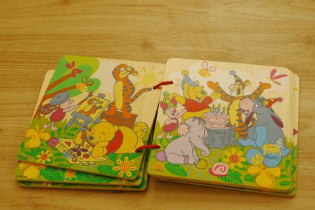 6 drevenych stranek - kniha - medvidek pu,