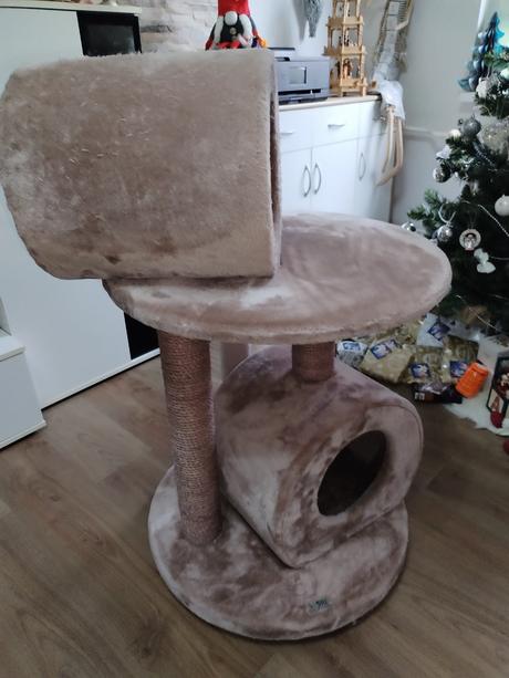 Škrabadlo pro kočičku v růžové barvě, 