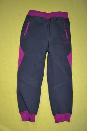 Podzimní softshellové kalhoty wolf,v.98, wolf,98