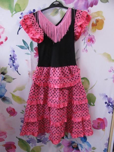 Maškarní kostým-španělská tanečnice, bolero, 