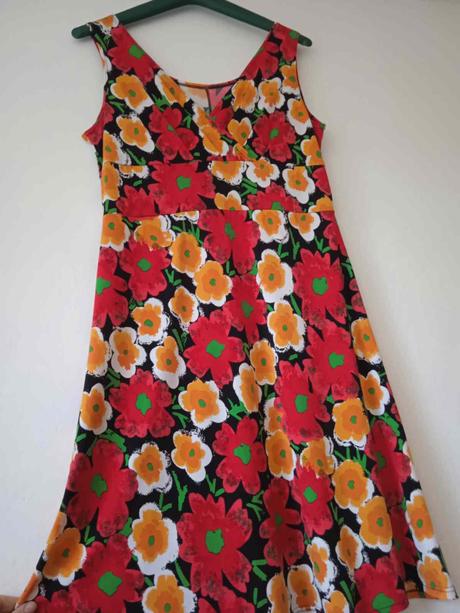 Dámské letní šaty květované 42 44 xl xxl, xl