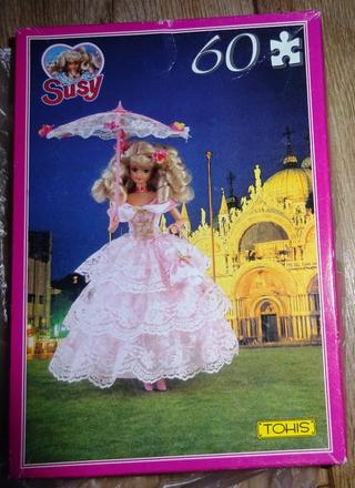 Puzzle 60 dílků panenka susy tohis,