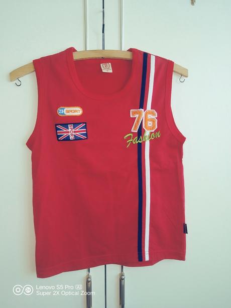 Chlapecké tričko bez rukávu beisite, 134