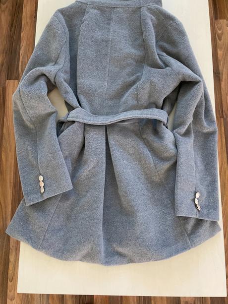 Teplý šedý kabátek, vel xxl ale spíše m/l, owind, l