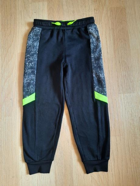 Tepláky chlapecké černé hm sport, h&m,110