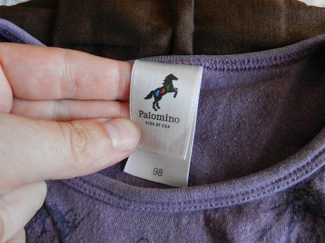 Tričko krátký rukáv fialové, palomino,98