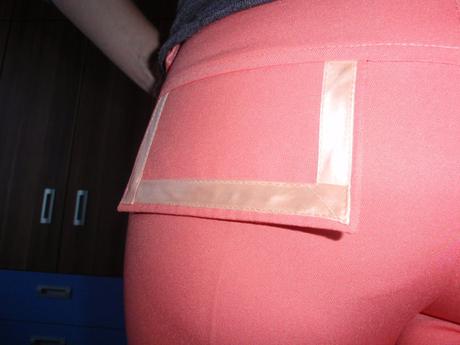 Kalhoty vel.38 meruňkové, m