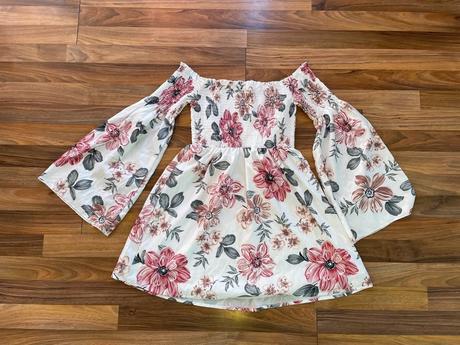 Nové květinové minišaty, vel m, shein, m