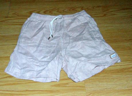 Lněné šortky, kraťasy, 152