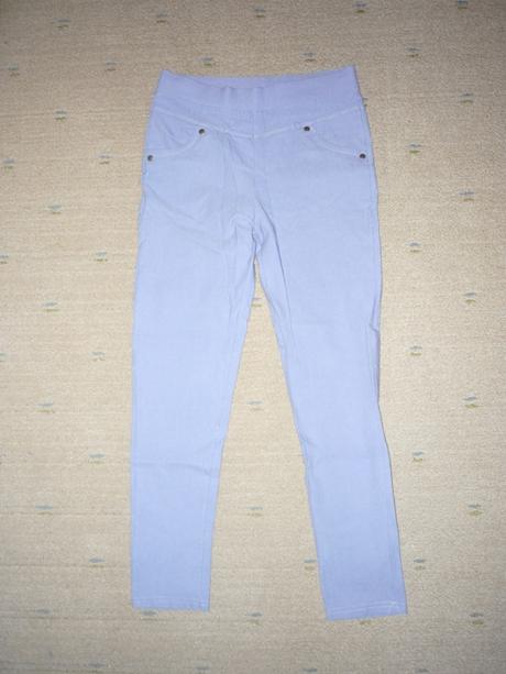 Lila strech kalhoty zn dedra vel xs, xs