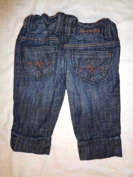 Exkluzivní riflové delší kraťasy 4-5 let, zara,110