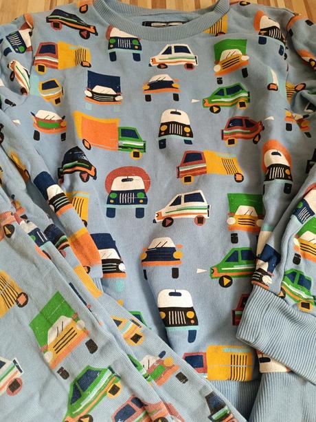 Tepláková souprava s auty - mikina + tepláky 116 n, next,116