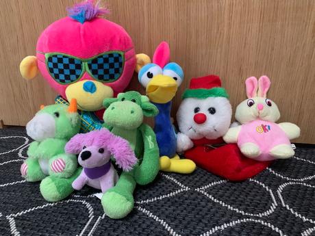 Sada veselých plyšových hračiek, 