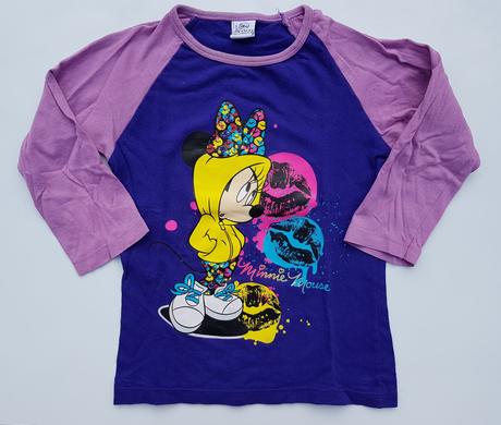 G363 dívčí triko s dlouh. rukávem minnie v.110-116, disney,110