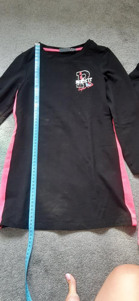 2 x mikinové šaty, 122