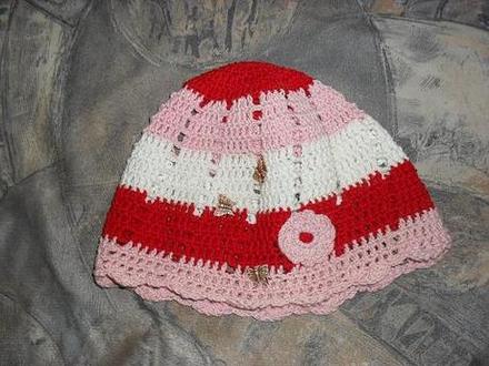 Háčkovaná čepička 74,80, 74