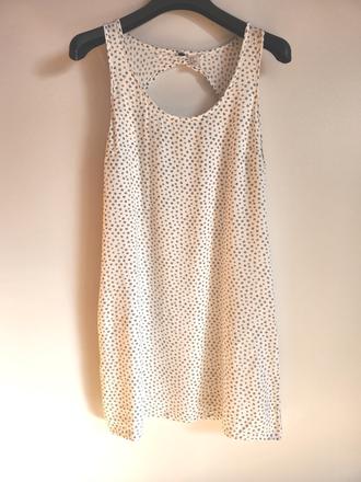 Letní šaty bez rukávů s volnými zády vel. 36 / s, h&m,s