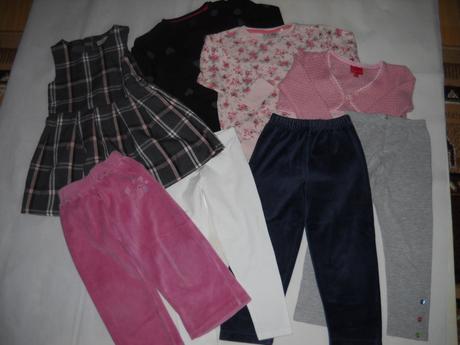 Šaty tepláky 8ks bolerko tričko vel 86/92, 86–98