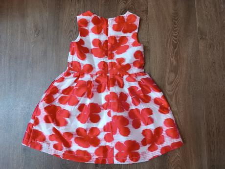 Dívčí letní květované šaty,zn.c&a, vel.110, c&a,104