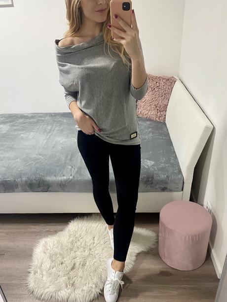 Halenka / pulover s netopýřími rukávy,