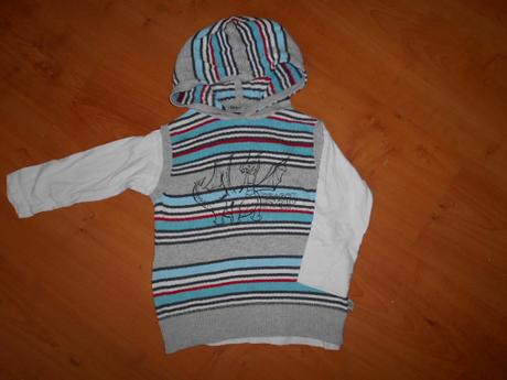 Triko s vestou vel. 92-98, okay,92