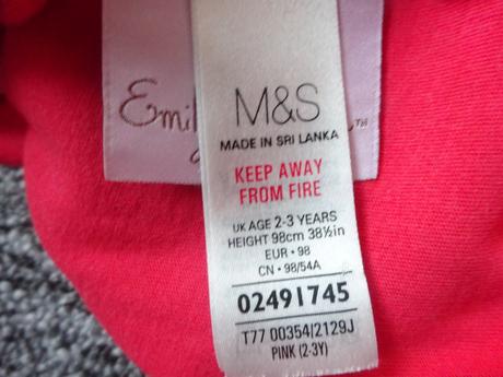 Triko dl.r. s holčičkou, vel. 92, marks & spencer,92