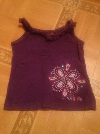 Dívčí tílko květy vel. 86 - 92, 86