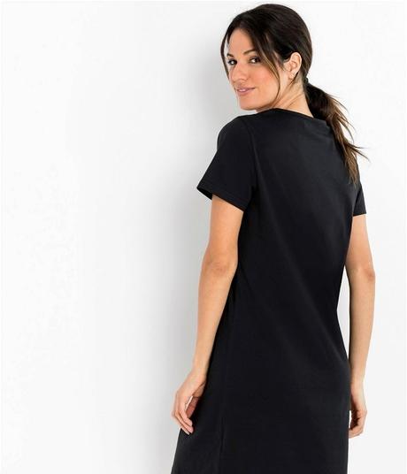 Dámská noční košile pampeliška černá vel. s, bonprix,36 / 38 / s