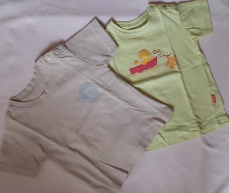 2x tričko s krátkým rukávem, vel.68, 68