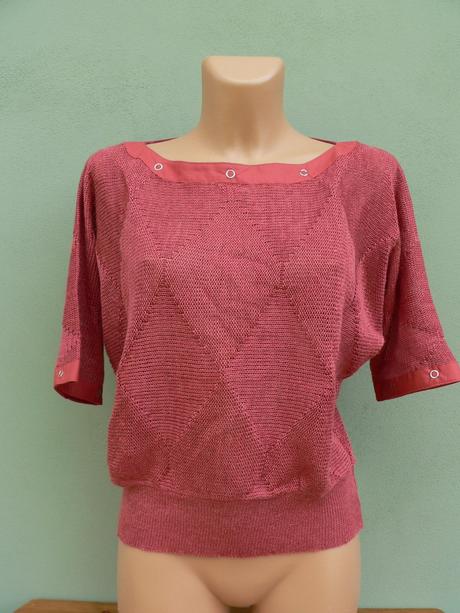 Cihlový svetřík top macho - vel.36/38, 36