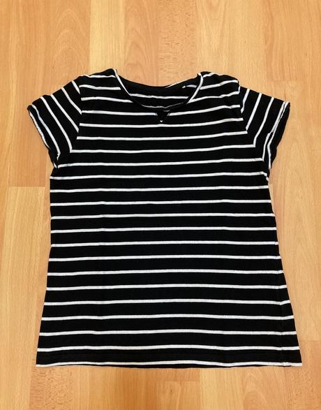 Dívčí pruhované tričko, c&a,140