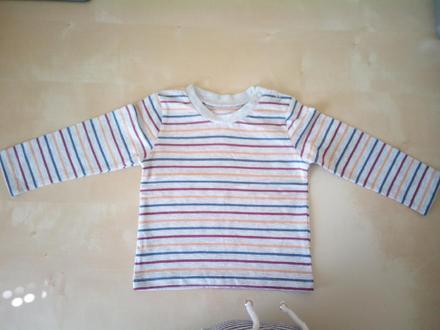 Pruhované triko s dr, primark,80