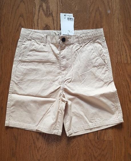 Bavlněné kraťasy chino, béžové, 152, h&m,152