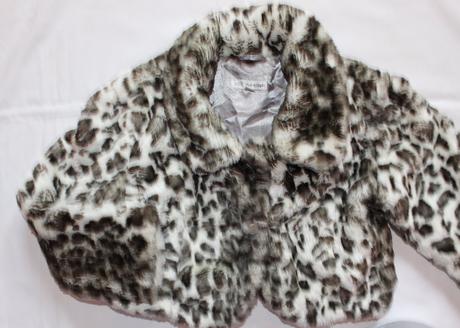 Ab6. heboučký kožíšek 4-5 let, marks & spencer,110