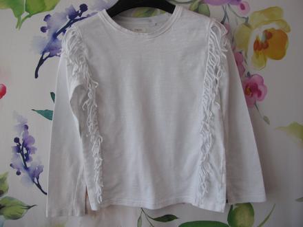 Bílé bavlněné tričko next, next,122