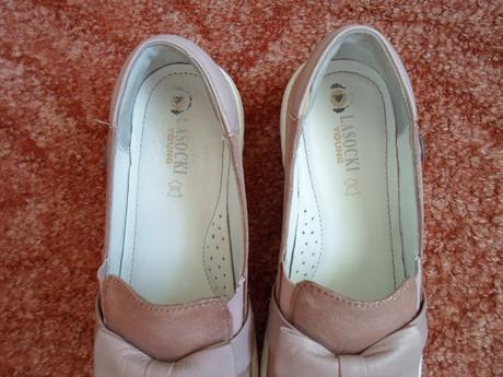 Růžové boty polobotky, lasocki,35