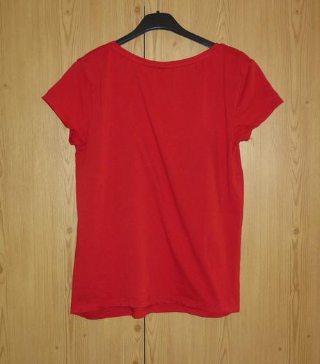 Čerené dámské tričko takko fashion, takko,s