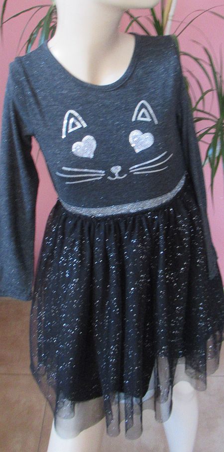 Dívčí šaty s dlouhým rukávem, primark,116