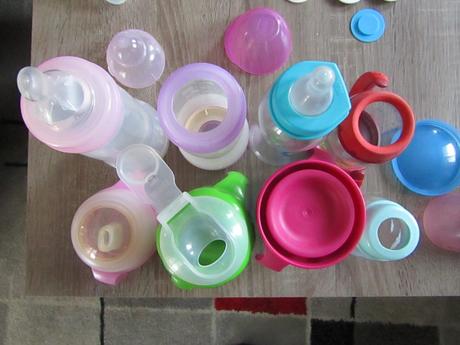 Kojenecké lahve-učící hrníčky zn.mam,avent,nuk, mam
